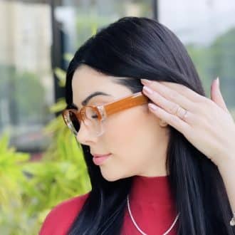 safine com br oculos de grau feminino redondo marrom tania 2