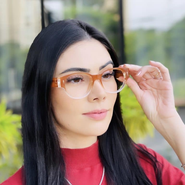 safine com br oculos de grau feminino redondo marrom tania 3