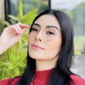 safine com br oculos de grau feminino redondo rose bruna 2