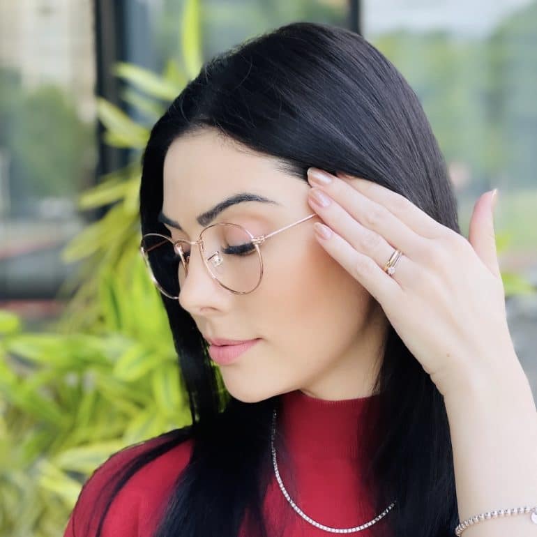 safine com br oculos de grau feminino redondo rose bruna 3