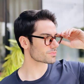 safine com br oculos de grau masculino hexagonal tartaruga liam 2