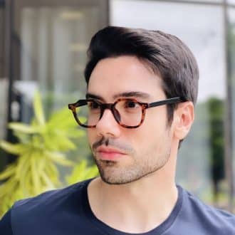 safine com br oculos de grau masculino hexagonal tartaruga liam 3