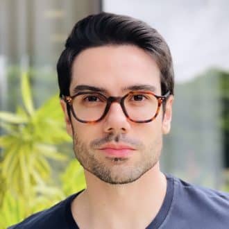 safine com br oculos de grau masculino hexagonal tartaruga liam