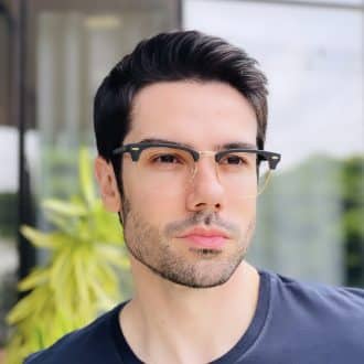 safine com br oculos de grau masculino quadrado preto marco 1