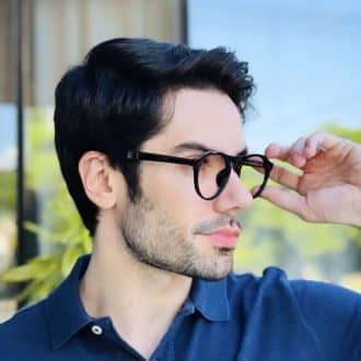 safine com br oculos de grau masculino redondo preto vinicius 3