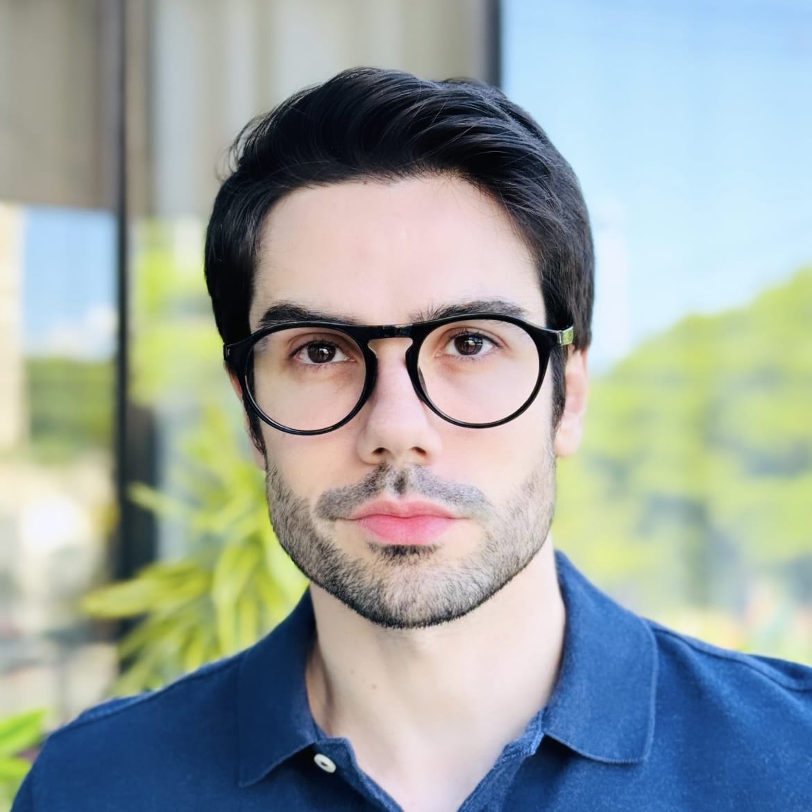safine com br oculos de grau masculino redondo preto vinicius