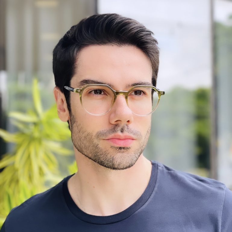 safine com br oculos de grau masculino redondo verde robert 1
