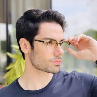 safine com br oculos de grau masculino redondo verde robert 2