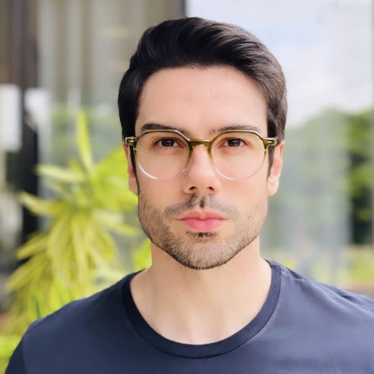 safine com br oculos de grau masculino redondo verde robert