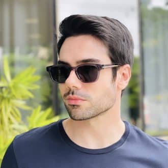 safine com br oculos de sol masculino retangular cinza peter 2