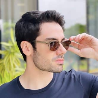 safine com br oculos de sol masculino retangular verde peter 1