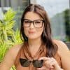 safine com br oculos feminino 2 em 1 clip on gatinho tartaruga e preto thaila