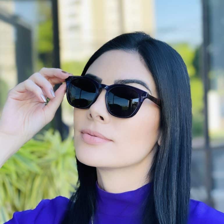 safine com br oculos feminino 2 em 1 clip on quadrado azul aline 4