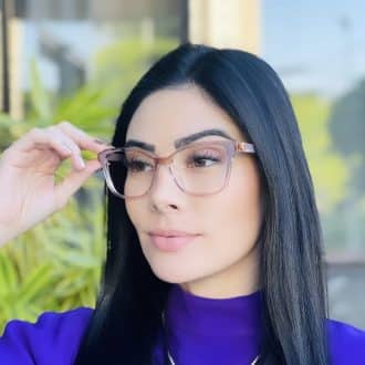 safine com br oculos feminino 2 em 1 clip on quadrado rose daya 1