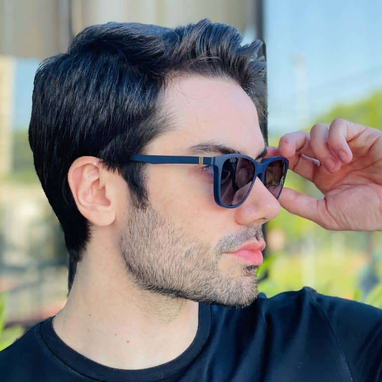safine com br oculos 2 em 1 clip on masculino quadrado azul caio 1