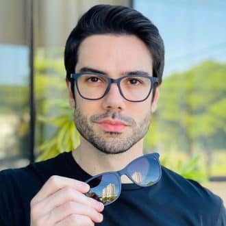 safine com br oculos 2 em 1 clip on masculino quadrado azul caio 3