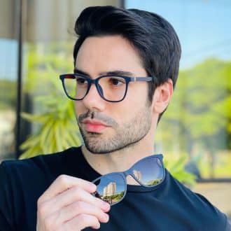 safine com br oculos 2 em 1 clip on masculino quadrado azul caio 5