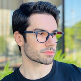 safine com br oculos 2 em 1 clip on masculino quadrado azul caio 7