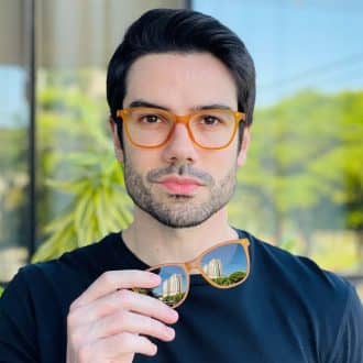 safine com br oculos 2 em 1 clip on masculino quadrado laranja caio 1