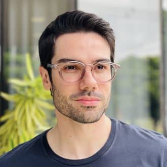 safine com br oculos de grau masculino quadrado cinza augusto 1