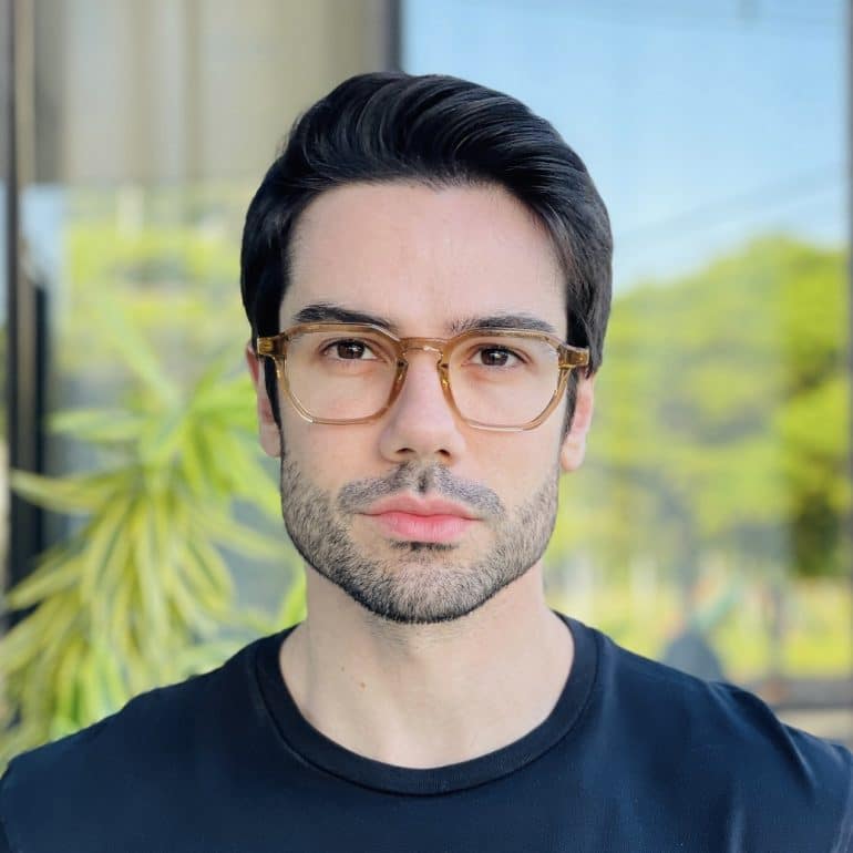 safine com br oculos de grau masculino quadrado marrom martin