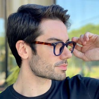 safine com br oculos de grau masculino redondo azul kaue 3