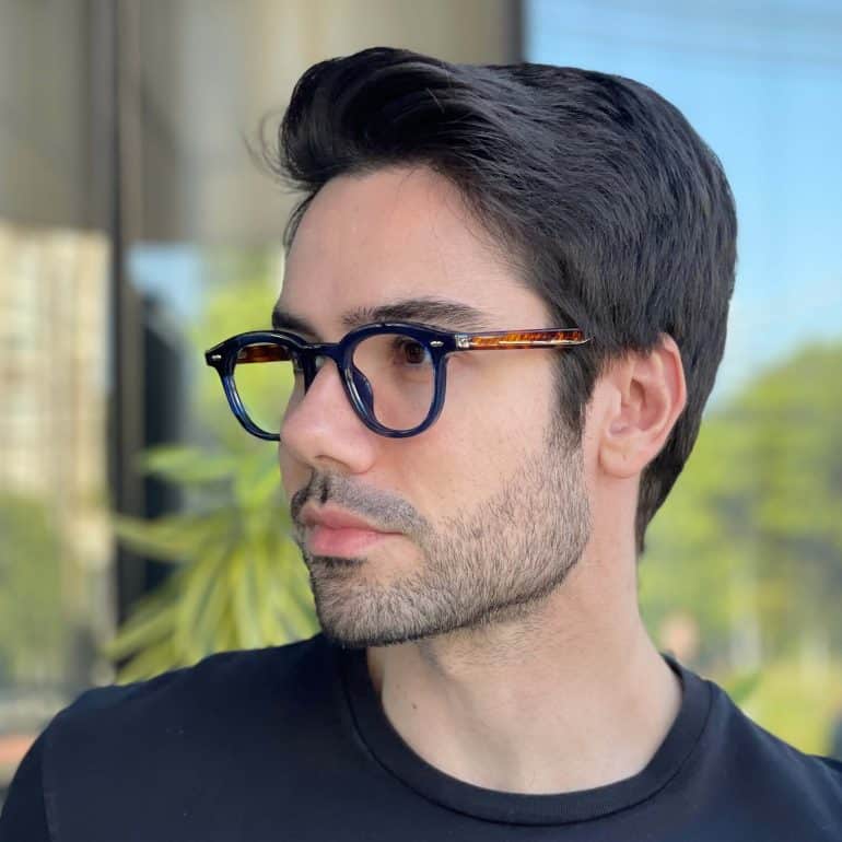 safine com br oculos de grau masculino redondo azul kaue 4