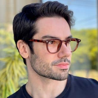 safine com br oculos de grau masculino redondo marrom kaue 2