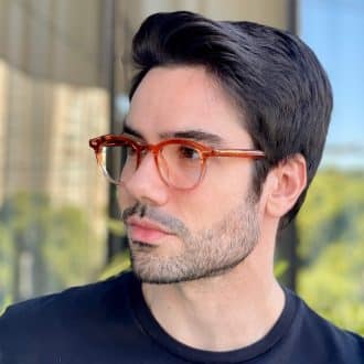 safine com br oculos de grau masculino redondo marrom transparente kaue 4