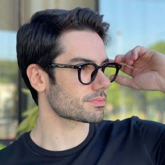 safine com br oculos de grau masculino redondo preto kaue 3