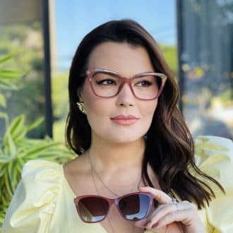 safine com br oculos feminino 2 em 1 clip on gatinho rose tayla 1