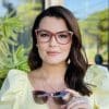 safine com br oculos feminino 2 em 1 clip on gatinho rose tayla