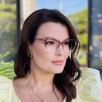 safine com br oculos feminino 2 em 1 clip on gatinho rose transparente tayla 5