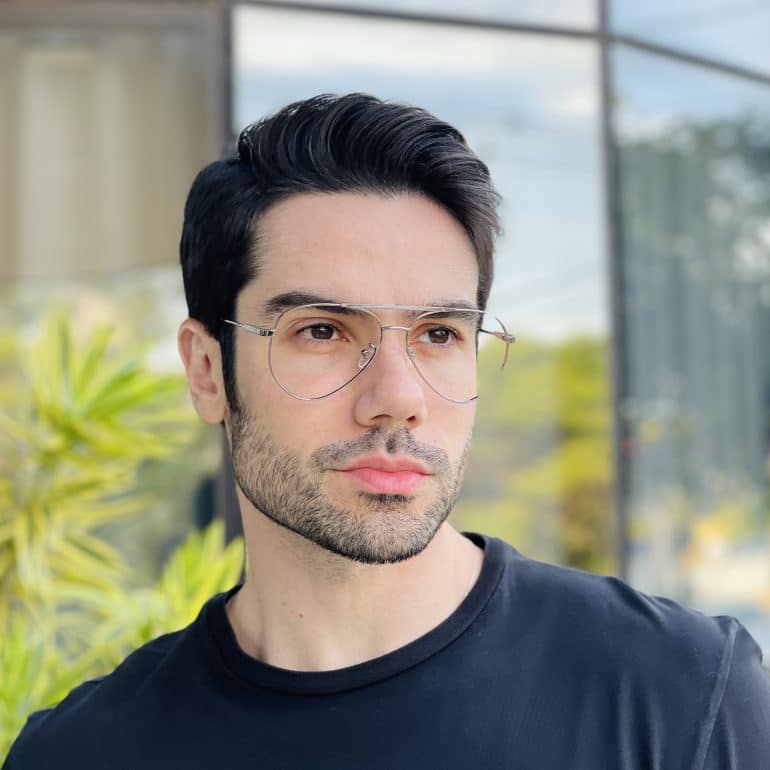 safine com br oculos 2 em 1 clip on masculino aviador prata vitor 4