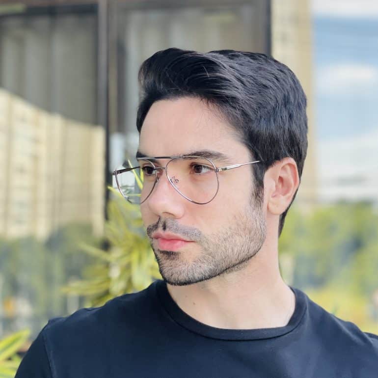 safine com br oculos 2 em 1 clip on masculino aviador prata vitor 5
