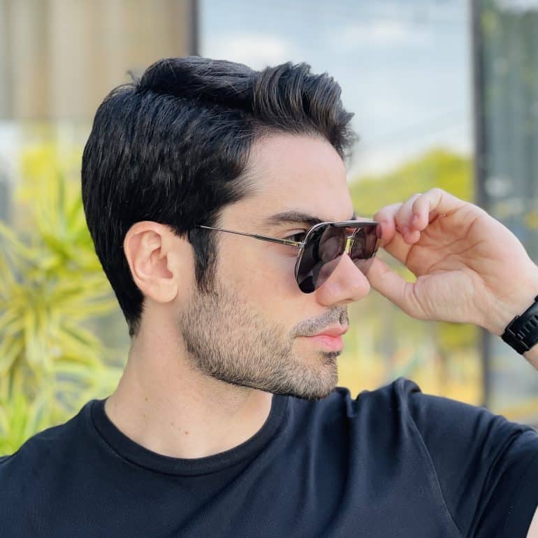 safine com br oculos 2 em 1 clip on masculino aviador prata vitor 7