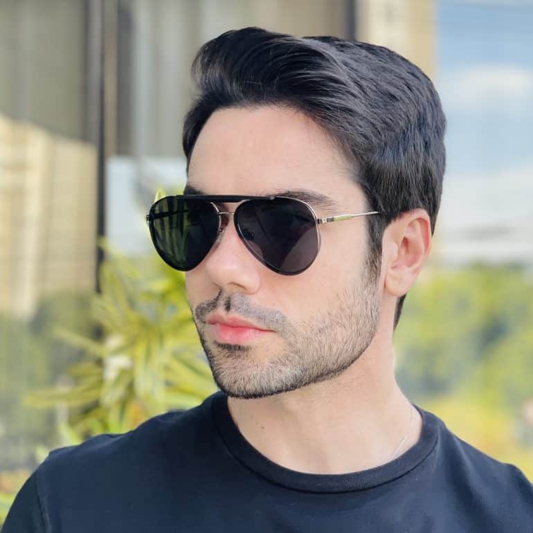 safine com br oculos 2 em 1 clip on masculino aviador prata vitor 8