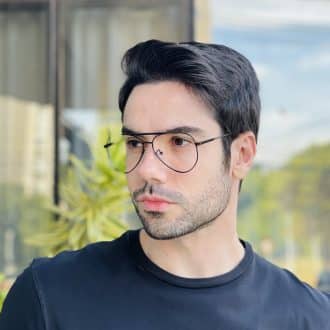 safine com br oculos 2 em 1 clip on masculino aviador preto fosco vitor 5