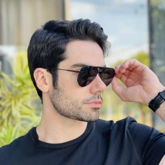 safine com br oculos 2 em 1 clip on masculino aviador preto fosco vitor 8