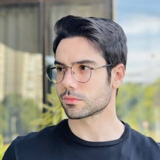 safine com br oculos 2 em 1 clip on masculino redondo grafite jean 5