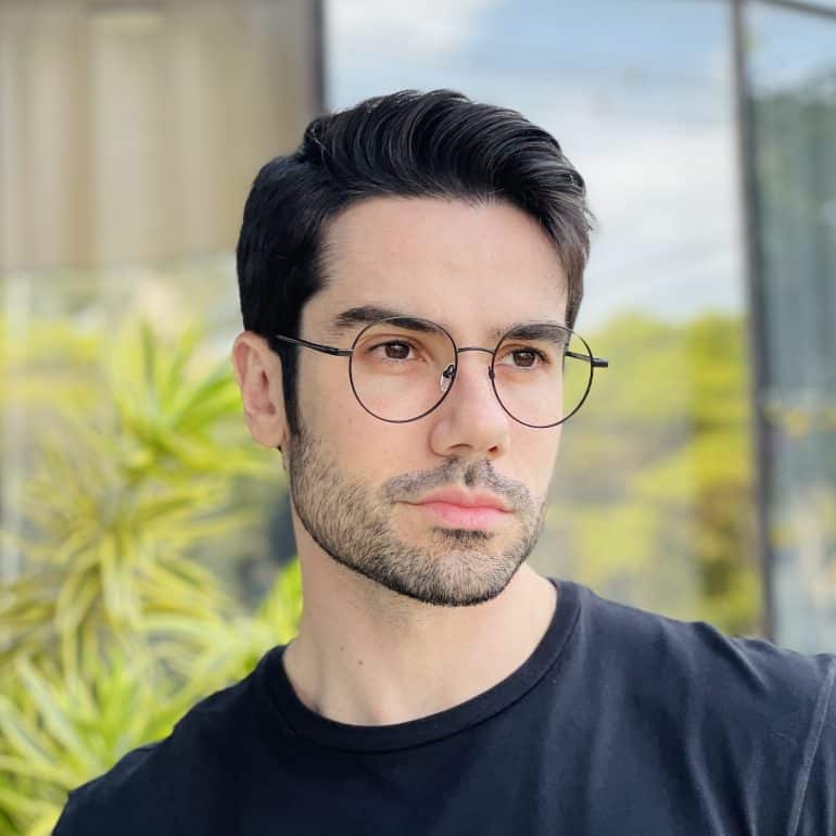 safine com br oculos 2 em 1 clip on masculino redondo preto otavio 4
