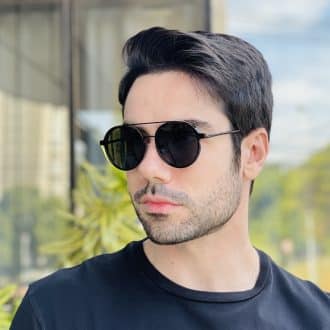 safine com br oculos 2 em 1 clip on masculino redondo preto otavio 7