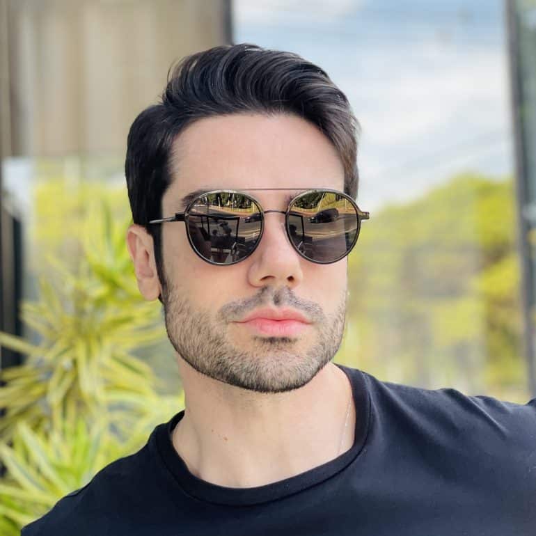 safine com br oculos 2 em 1 clip on masculino redondo preto otavio 9
