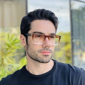 safine com br oculos de grau masculino quadrado marrom kevin 2 0 2