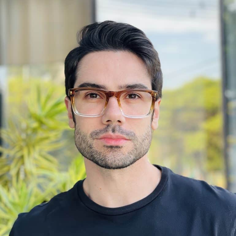 safine com br oculos de grau masculino quadrado marrom kevin 2 0 4