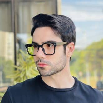 safine com br oculos de grau masculino quadrado preto erick 2 0 1