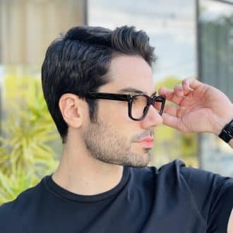 safine com br oculos de grau masculino retangular preto noah 2 0 3