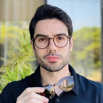 safine com br oculos 2 em 1 clip on masculino redondo marrom rui