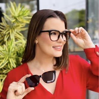 safine com br oculos 2 em 1 clip on quadrado rajado betina 2 0 2
