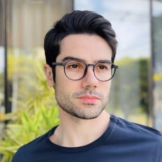 safine com br oculos de grau masculino redondo azul zeca 1